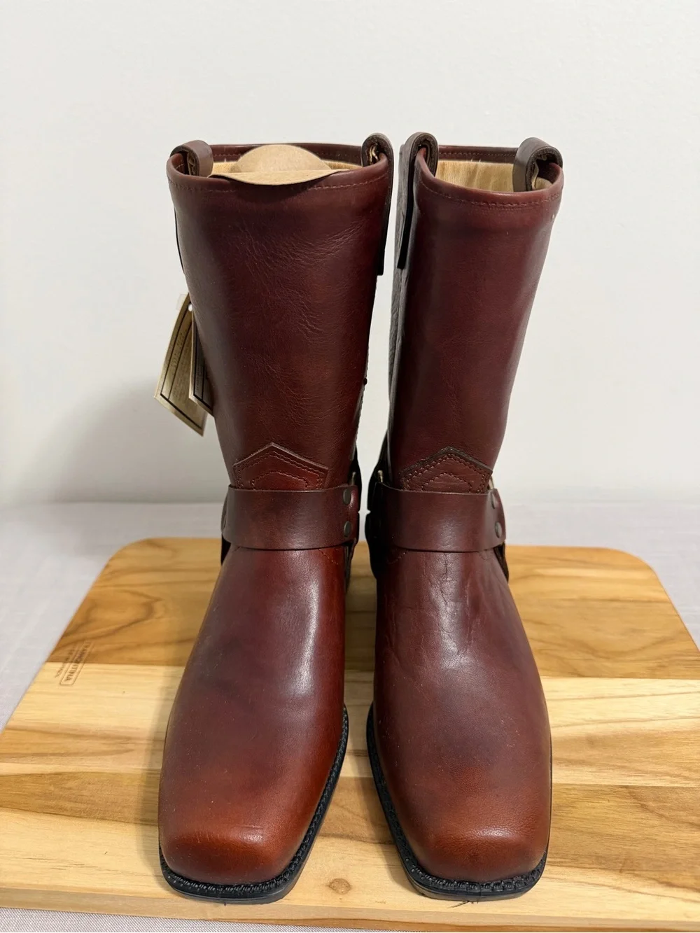 Frye NEW Youth Vintage Small Frye Pull On Harness Boots Size 3.5 #267063